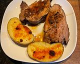 Foto del paso 3 de la receta: Bondiola de cerdo estilo oriental macerada 72 hs Al horno con papas