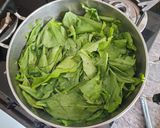 A picture of step 1 of Spinach Corn Cheese Wadas.