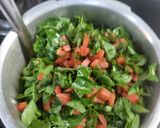 A picture of step 2 of Carrot with fenugreek leaves.
