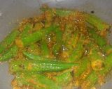 A picture of step 11 of Bihari Thali.