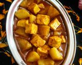 आलू पनीर की सब्जी (aloo paneer ki sabzi recipe in Hindi) रेसिपी चरण 10 फोटो