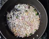 A picture of step 2 of Shalgam ka saag/ Turnip saag.