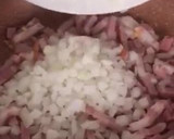 Foto del paso 3 de la receta: Spaghetti con salsa de cebolla y bacon ahumado