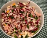 Foto del paso 4 de la receta: Ensalada con arroz, rábanos y vinagreta de menta