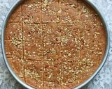 A picture of step 6 of Besan Rava Burfi. (Diwali Special).