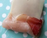 Sonkás-sajtos csirkemell tekercs recept fázis 2 fotója
