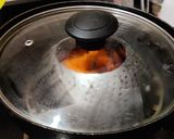 A picture of step 1 of Carrot poriyal.