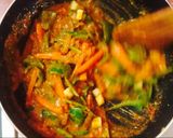 A picture of step 6 of Kadai Vegetable Masala | Kadai Veg gravy | Restaurant style recipe.
