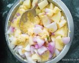 आलू, प्याज के भजिये और हरी चटनी रेसिपी चरण 2 फोटो