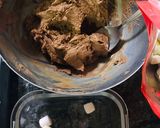 A picture of step 3 of Ragi Marshmallow cookies.