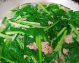 Hình bước làm 3 của món Canh cải ngọt nấu thịt