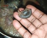 A picture of step 2 of Ogbono soup II.