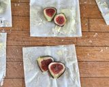 A picture of step 1 of Filo Pastry Pouches with Figs, Feta Cheese, and Mixed Nuts.