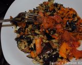 A picture of step 9 of Turkish Grilled eggplant salad with yogurt-mint sauce.