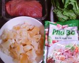 A picture of step 1 of Phở Tái Gân 😆😆😆 A Light Breakfast!.