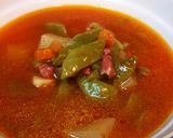 Foto del paso 12 de la receta: Sopa de judías verdes con jamón curado