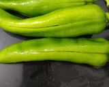 A picture of step 1 of Mirchi vada.