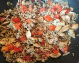 Gombás bolognai spagetti recept fázis 10 fotója