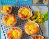 Foto langkah ke 9 dari resep Custard bread metode yudane mix metode sponge and dough.