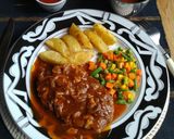 Foto langkah ke 9 dari resep Beef Sirloin Steak.