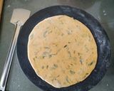 A picture of step 3 of Methi thepla.