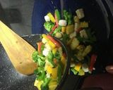 A picture of step 1 of Stewed vegetable curry with rice.