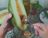 Foto del paso 1 de la receta: Gazpacho de melón con crujiente de jamón