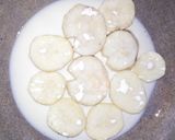 A picture of step 3 of Milky sweet potato.