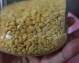 A picture of step 1 of Khichri.