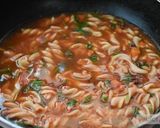 A picture of step 9 of Pasta soup recipe.