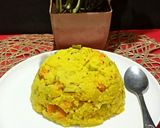 A picture of step 6 of Samak Rice Khichdi.