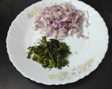 A picture of step 1 of Egg Lababdar.