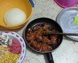 Foto langkah ke 3 dari resep Pizza campur-campur.