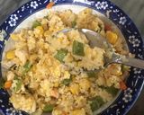 Hình bước làm 3 của món Cơm chiên mayonaise