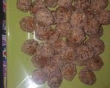 Foto del paso 5 de la receta: Albóndigas de lentejas con puré de calabaza