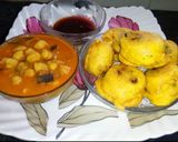 A picture of step 6 of Aloo Chop.
