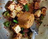 A picture of step 2 of Kadai Paneer.