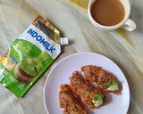 Foto langkah ke 7 dari resep Pisang Goreng Isi Vla Matcha.