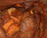 A picture of step 6 of Beef Stew with Carrots and tomatoes.