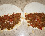 A picture of step 3 of Beef and Cheese Quesadillas.