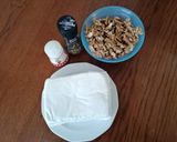 A picture of step 1 of Ricotta and Walnut Stuffed Gnocchi with Artichokes.