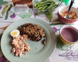Foto del paso 2 de la receta: Tortilla de porotos negros y arroz