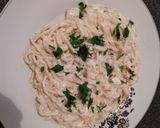 Pas rețetă Paste (spaghete) cu somon afumat și sos de smântână 5 fotografie
