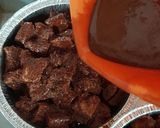 Foto langkah ke 8 dari resep Choco Bread Pudding / Puding Roti Coklat.