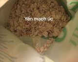 Hình bước làm 3 của món Cháo yến mạch đậu ve phomai rắc