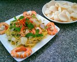 Hình bước làm 11 của món Gỏi Bưởi Đu Đủ Tôm Thịt