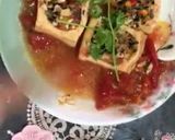 Hình bước làm 5 của món Đậu phụ nhồi rau, nấm sốt cà chua