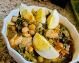 Foto del paso 7 de la receta: POTAJE DE 🥬ACELGA🥬 Y GARBANZOS 🥘🥬🥘