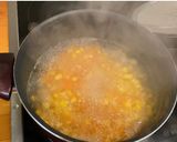 A picture of step 1 of Carrot & Sweet Corn Soup.