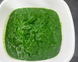 A picture of step 4 of Green Green PALAK PANEER.